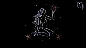 Virgo Zodiac Lady Symbol Wallpaper