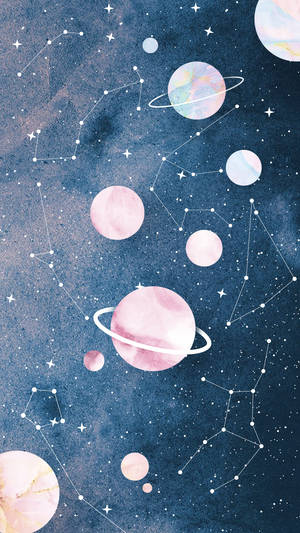 Virgo Zodiac Planets And Constellation Wallpaper