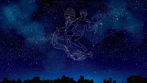 Visible Aquarius Constellation Wallpaper