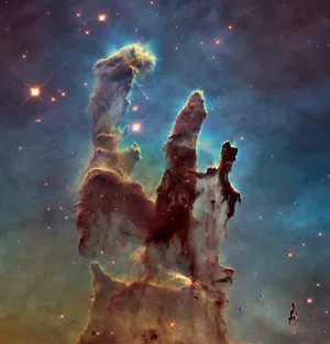 Visible Nebula Streaks Wallpaper