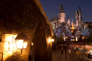 Visit Hogwarts This Christmas! Wallpaper