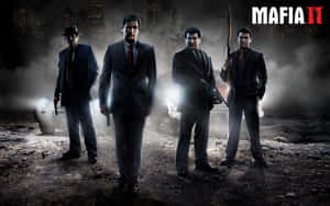Vito Scaletta And Mafia Ii Gangsters With Guns Wallpaper