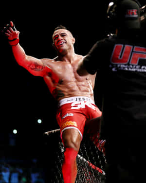 Vitor Belfort Victory In Ufc On Fx 7 2013 Wallpaper
