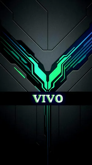 Vivo Logo Green Sci-fi Wallpaper