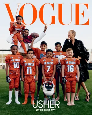 Vogue Football Theme Cover Shoot Wallpaper
