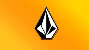 Volcom Logo Orange Gradient Background Wallpaper