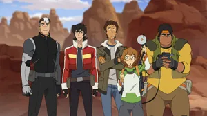 Voltron Legendary Defender Blue Lion's Lair Wallpaper