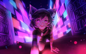 Vrchat Cat Girl Wallpaper