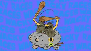 Wacky Races Rock Slag Wallpaper