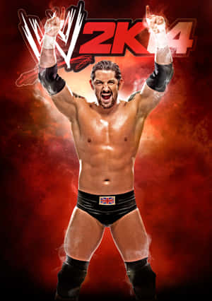 Wade Barrett In Action - Wwe 2k14 Wallpaper