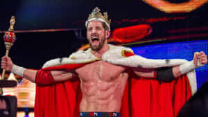 Wade Barrett In Traditional English King Costume. Wallpaper