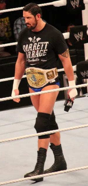 Wade Barrett Wearing Championship Belt Wallpaper