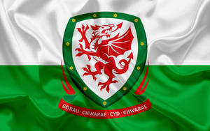 Wales National Football Team Crest Flag Wallpaper