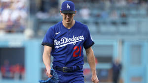 Walker Buehler Blue Uniform Wallpaper