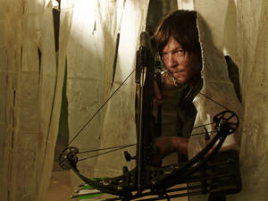 Walking Dead Daryl Hiding Wallpaper