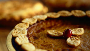 Walnut Pie Dessert Wallpaper