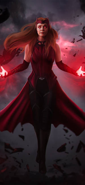 Wanda Maximoff Animation Wallpaper