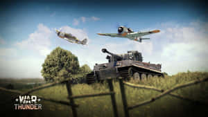 War Thunder Combat Showcase Wallpaper