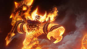 Warcraft 2 Fire Elemental Wallpaper