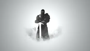 Warden For Honor In White Wallpaper