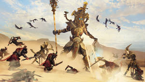 Warhammer Total War Tomb King Laser Eyes Wallpaper