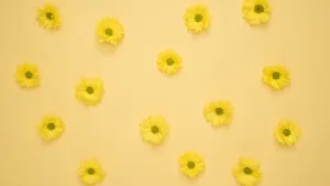 Warm And Cheerful Yellow Aesthetic Wallpaper