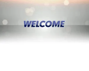 Warm Welcome On A Blue Duotone Background Wallpaper