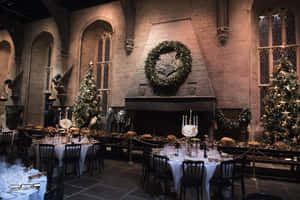 Warner Bros Harry Potter Christmas Studio Decorations Wallpaper