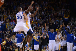 Warriors Celebration Moment Wallpaper