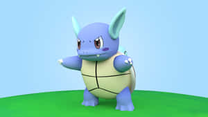 Wartortle In 3d Appearance Wallpaper