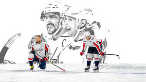 Washington Capitals Players Nicklas Backstrom And Alexander Ovechkin Wallpaper