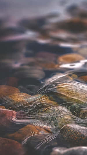 Water And Rocks Relaxing Iphone Wallpaper