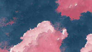 Watercolor Sky Pastel Aesthetic Wallpaper