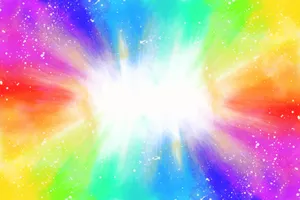 Watercolour Rainbow Background Design Wallpaper