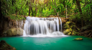 Waterfall Hd Thailand's Erawan Falls Wallpaper