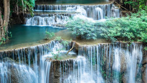 Waterfalls Scenery Wallpaper