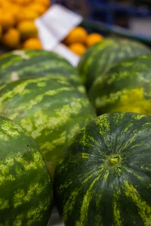 Watermelon Stall Wallpaper