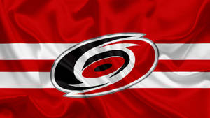 Wavy Carolina Hurricanes Logo Wallpaper