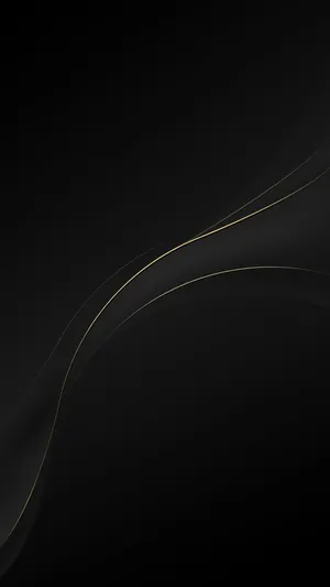 Wavy Graphic In Pitch Black Wallpaper