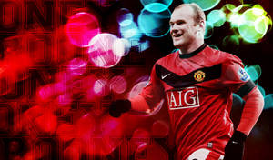 Wayne Rooney Blurry Effect Wallpaper