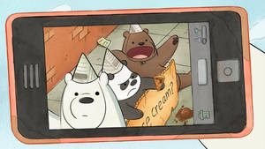 We Bare Bears Phone Capture Wallpaper