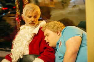 Weary Santaand Sleeping Elf.jpg Wallpaper