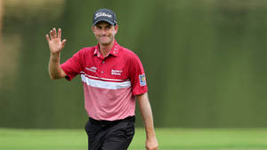 Webb Simpson Waving Wallpaper