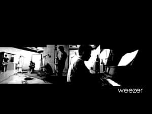 Weezer Band Recording Session Wallpaper