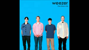 Weezer The Blue Mix Album Cover Wallpaper