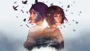 Weird Pfp Of Couple Character Wallpaper