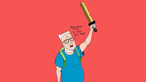 Weird Pfp Of Finn Wallpaper