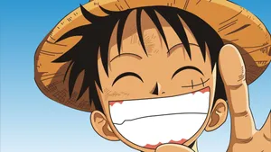 Weird Pfp Of Goofy Luffy Wallpaper