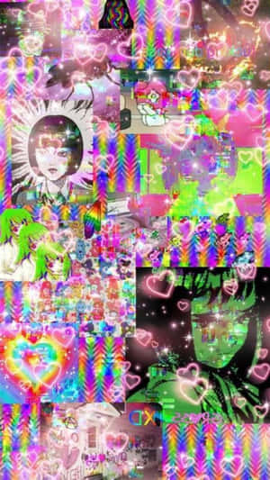 Weirdcore Pfp Of Contrasting Aesthetics Wallpaper