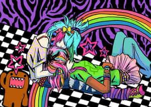 Weirdcore Pfp Of Wlw Wallpaper